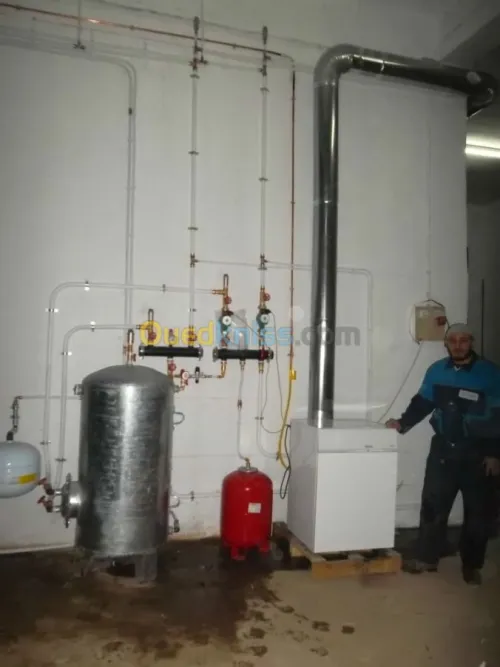 installation chauffage au sol  central