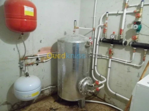 installation chauffage au sol  central