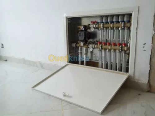 installation chauffage au sol  central