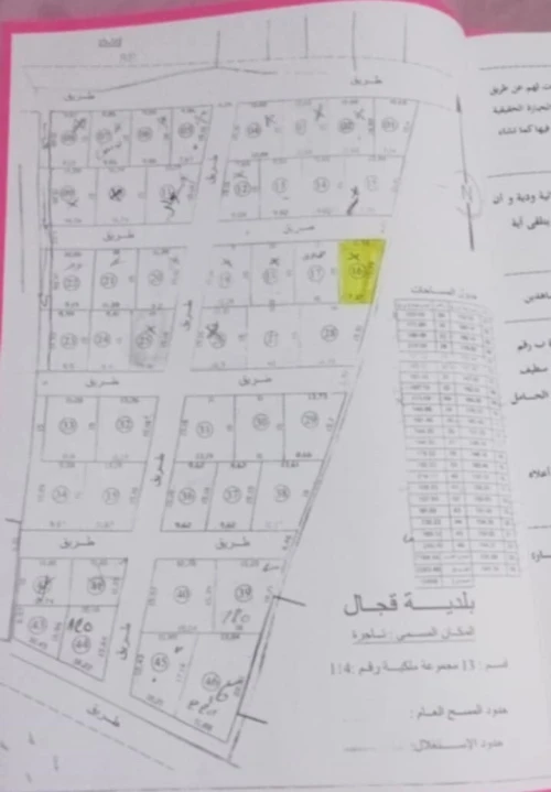 Vente Terrain Sétif Guidjel