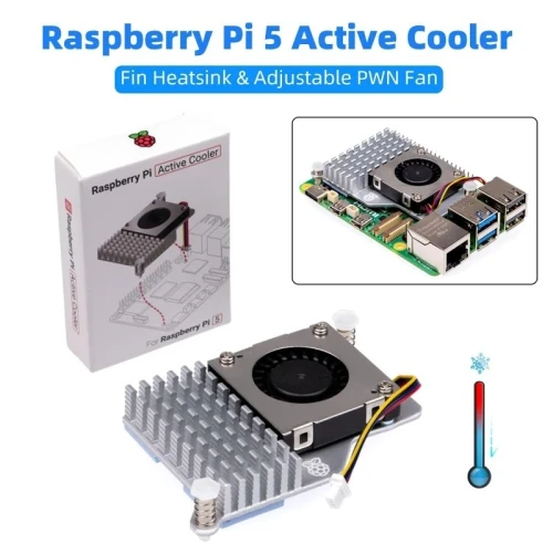 Raspberry pi 5 with active cooler 4gb/8go/16go full kit