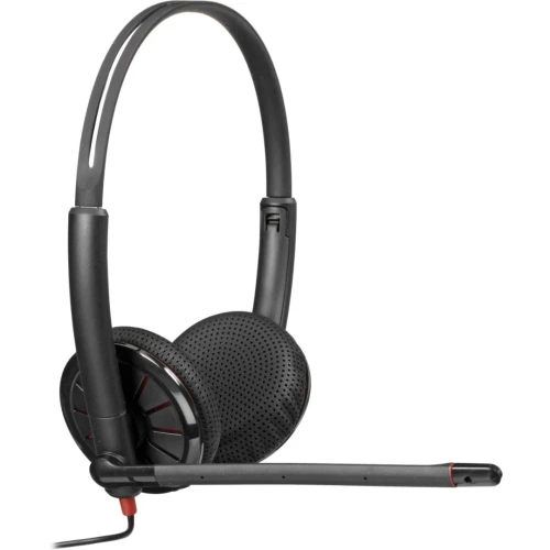 Casque Plantronics filaire Poly stéréo double connectivité USB & Jack 3,5mm