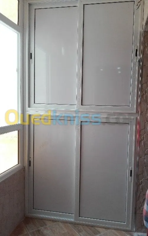 menuiserie aluminium et faux plafond  