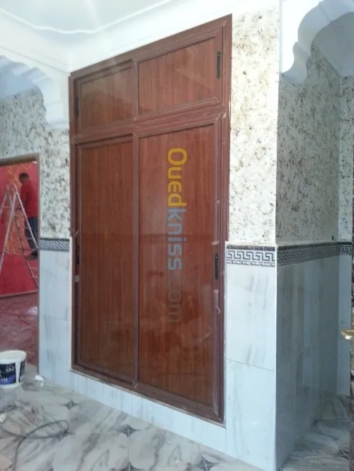 menuiserie aluminium et faux plafond  