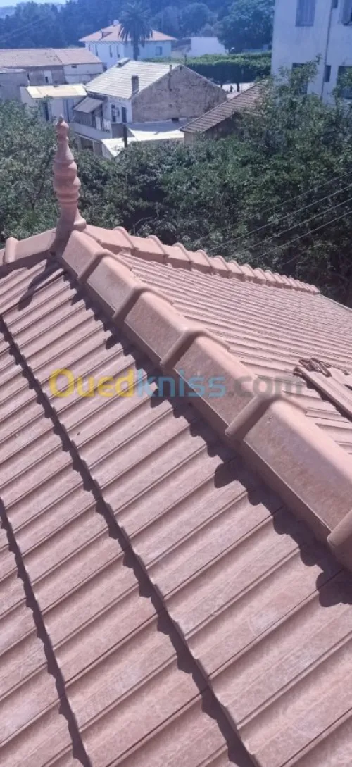 charpente en bois toiture poses tuiles