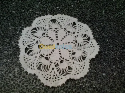 Décoration florale,crochet et broderie