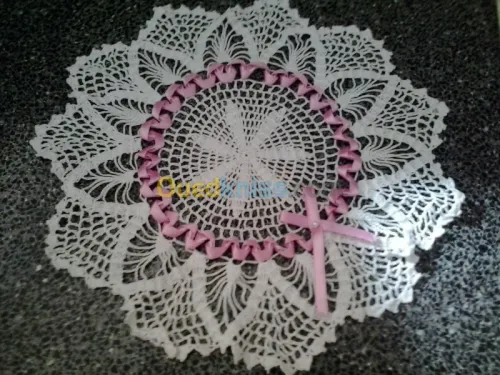 Décoration florale,crochet et broderie