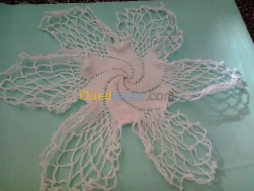 Décoration florale,crochet et broderie