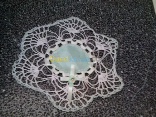 Décoration florale,crochet et broderie