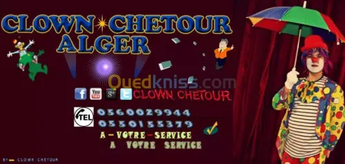 Clown Chetour Alger /Anniversaire