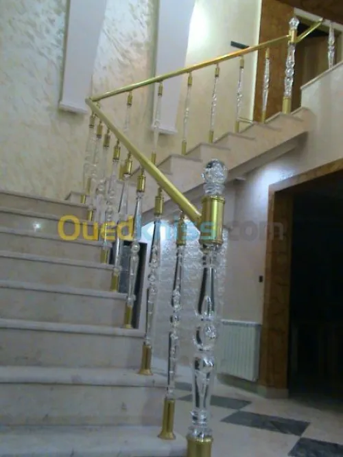 Rempes d'escalier et gards corps  Alu
