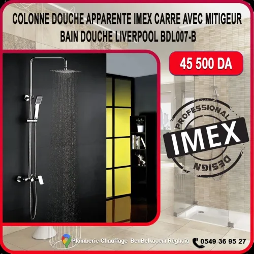 Robinetteries IMEX colonne/Mitigeur