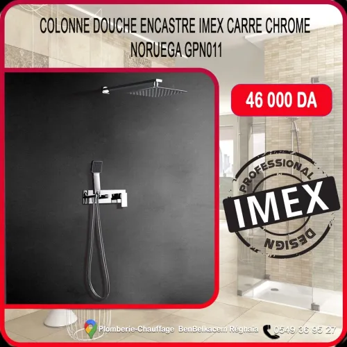 Robinetteries IMEX colonne/Mitigeur