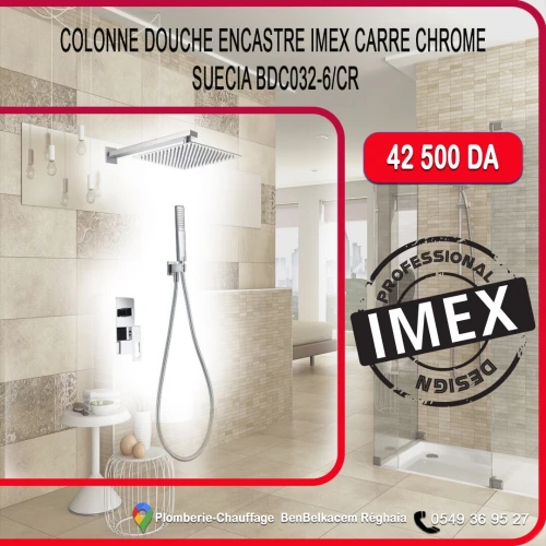 Robinetteries IMEX colonne/Mitigeur