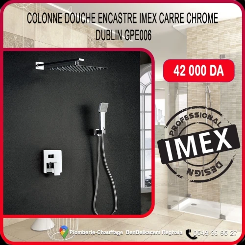 Robinetteries IMEX colonne/Mitigeur