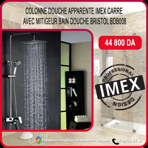 Robinetteries IMEX colonne/Mitigeur