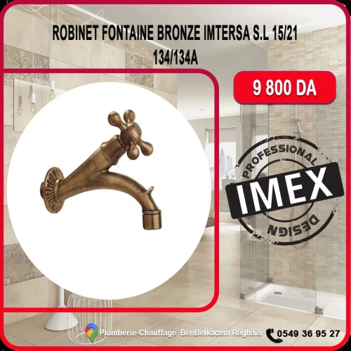 Robinetteries IMEX colonne/Mitigeur