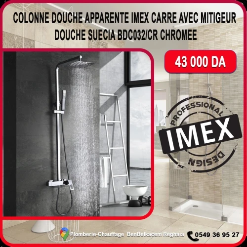 Robinetteries IMEX colonne/Mitigeur