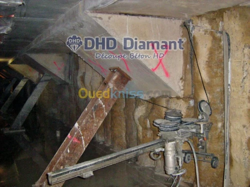 Sciage de béton armé au Câble/Algérie
