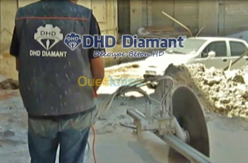 Sciage de béton armé au Disque/Algérie