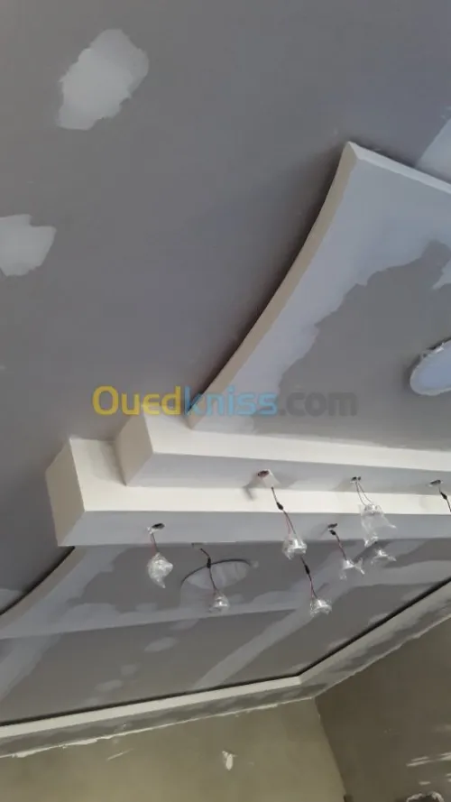 Rénov-intérieur BA13 plafond déco+Alum