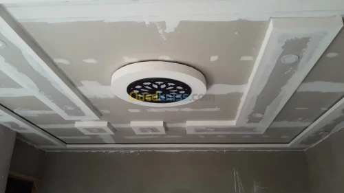 Rénov-intérieur BA13 plafond déco+Alum