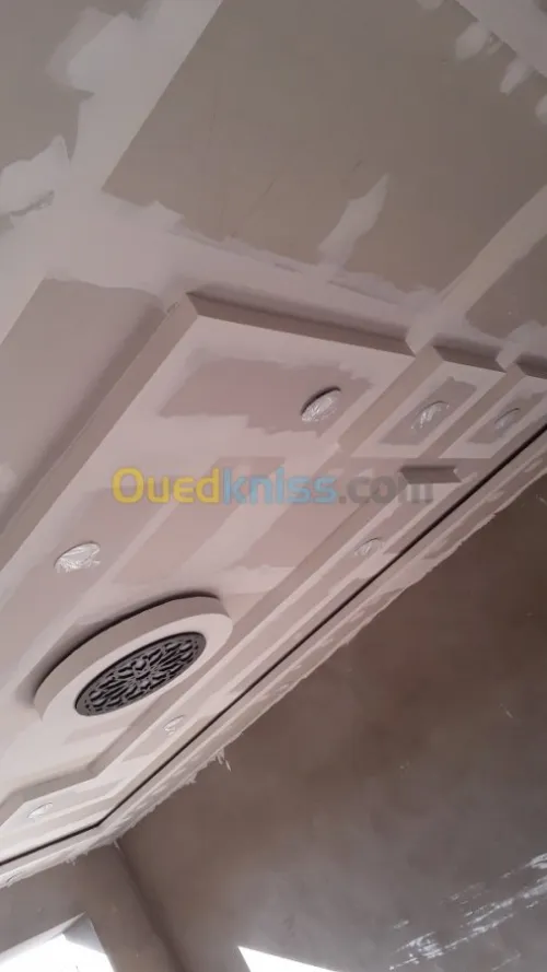 Rénov-intérieur BA13 plafond déco+Alum