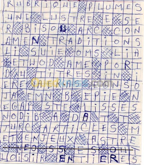 Mots Croisés Et Fléchés