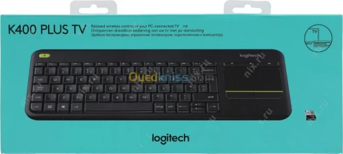 LOGITECH K400 TV PLUS Touchpad Clavier Sans Fil