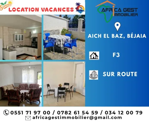 Location vacances Appartement F3 Béjaïa Bejaia