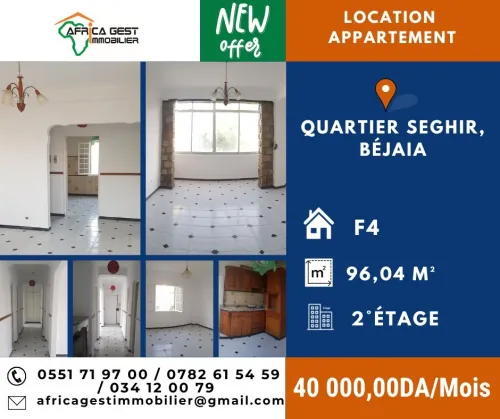 Location Appartement F4 Béjaïa Bejaia