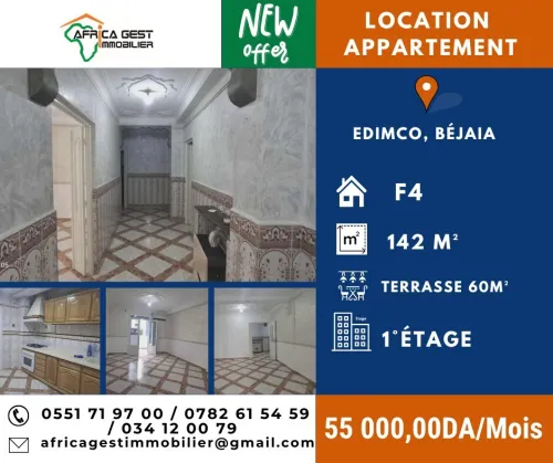 Location Appartement F4 Béjaïa Bejaia