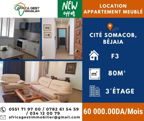 Location Appartement F3 Béjaïa Bejaia