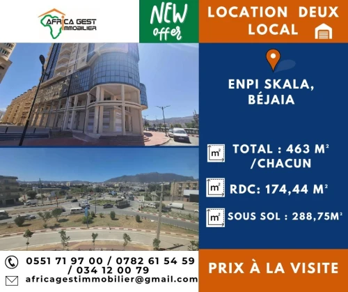 Location Local Béjaïa Bejaia