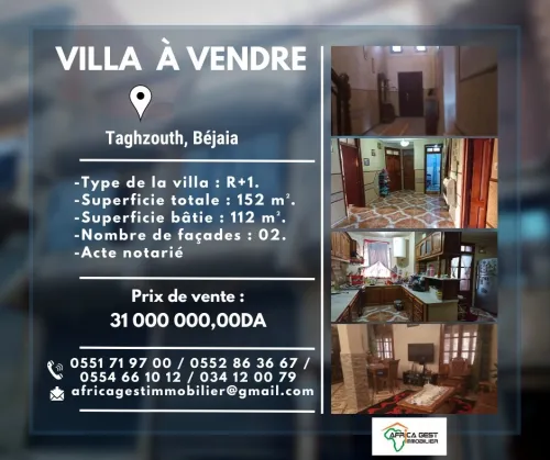 Vente Villa Bejaia Bejaia