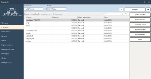 Logiciel de Gestion pour Agence de Location de Véhicules  نظام إدارة لوكالة تأجير السيارات