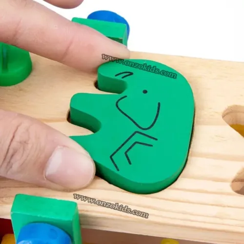 jeux éducatif  Voiture en bois colorée plusieurs modèles