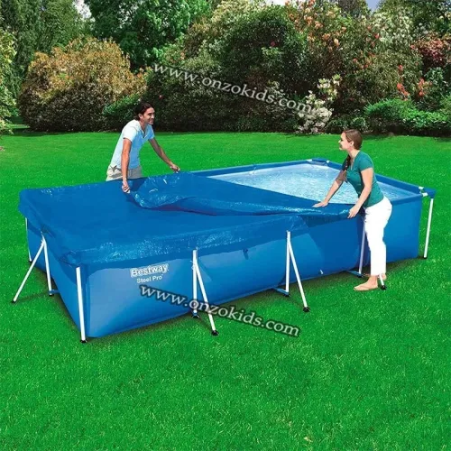 Bâche pour piscine rectangulaire hors sol Steel Pro 400 x 211 x 81 cm