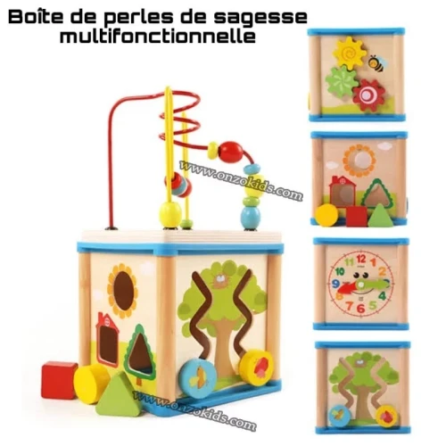 jeux éducatif Boîte de perles de sagesse multifonctionnelle