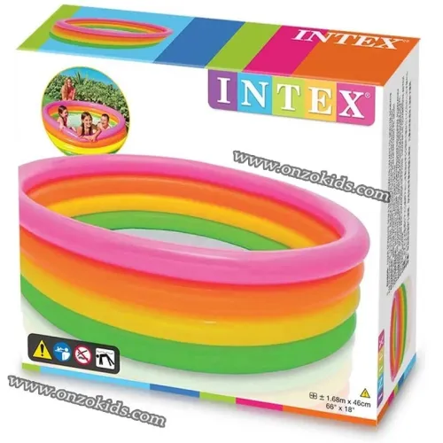 Piscine Sunset Glow 168 46 cm INTEX