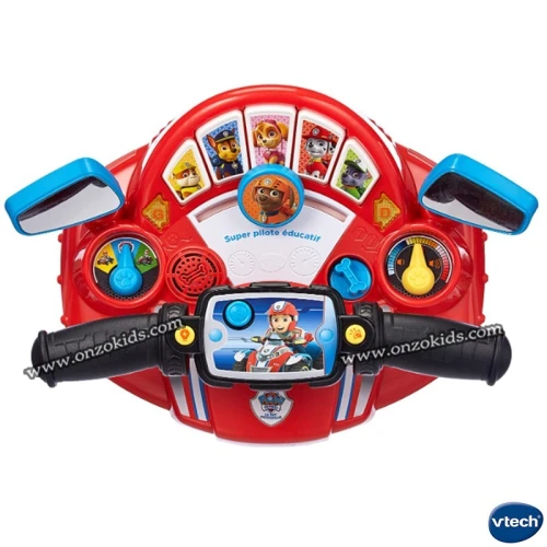 Jouet Pat Patrouille guidon Super Pilote intéractif pour enfant | VTech