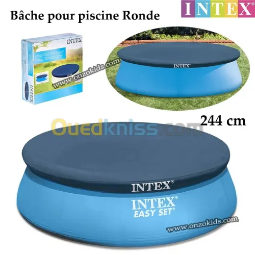 Bâche pour piscine Ronde 244 cm - Intex