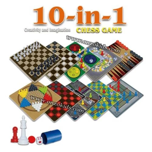 Jeu d'échecs 10 en 1 - Créativité et imagination