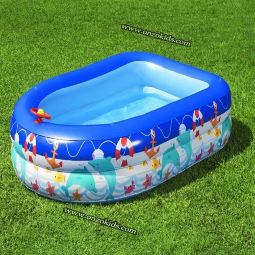 Piscine 213x155x132cm familiale à l'ombre du soleil - Bestway