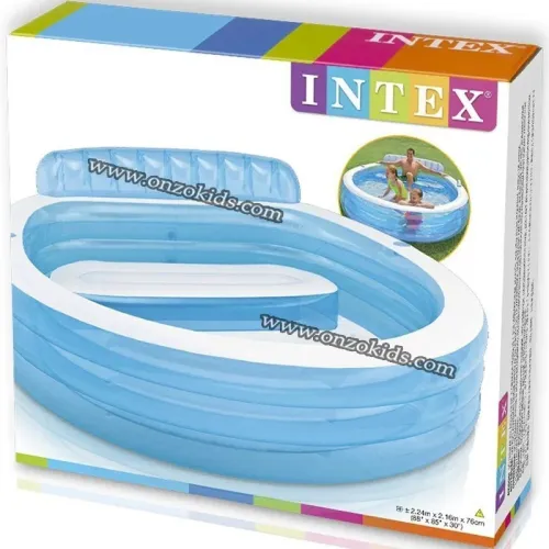 Piscine familiale avec fauteuil Swim Center Family 224 x 216 x 76 cm  INTEX