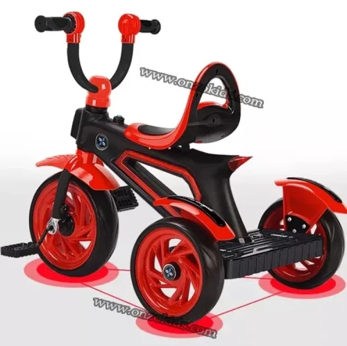Tricycle à pédale pour enfants avec musique Led