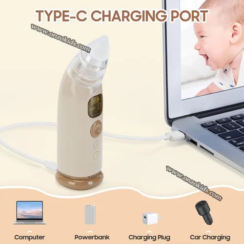 Mouche Nez éLectrique, Aspirateur Nasal Rechargeable Avec Musique