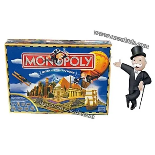 jeu de société MONOPOLY  EDITION MERVEILLES DU MONDE