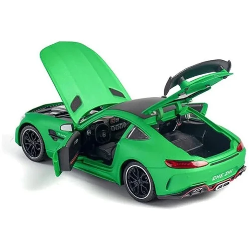 Voiture de collection Mercedes AMG GT verte