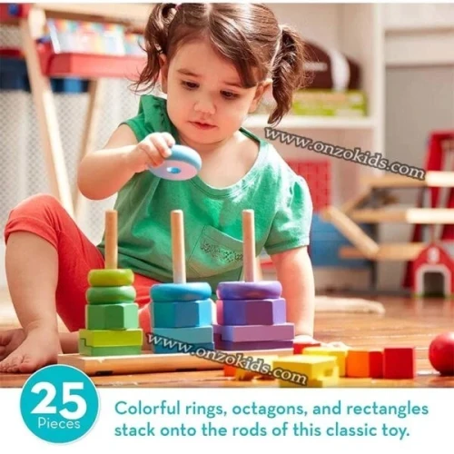 jouet éducatif Jouet empilable géométrique pour tout-petit 